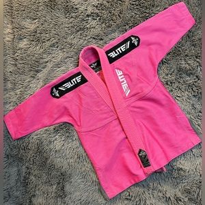 Elite Sports Women's Core Pink Brazilian Jiu Jitsu BJJ  -Used TOP ONLY